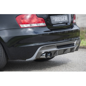 Diffuseur de pare-chocs arrière "Carbon-look" "Rieger Tuning" pour BMW SERIE 1 (E88)