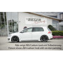 Bas de caisse gauche avec insert "noir" "Rieger Tuning" pour VOLKSWAGEN GOLF 7