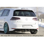 Diffuseur de pare-chocs arrière "noir" "Rieger Tuning" pour VOLKSWAGEN GOLF 7