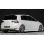 Diffuseur de pare-chocs arrière "noir" "Rieger Tuning" pour VOLKSWAGEN GOLF 7