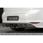 Diffuseur de pare-chocs arrière "Carbon look" "Rieger Tuning" pour VOLKSWAGEN GOLF 7