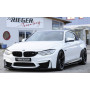 Lame de pare-chocs avant "noir" "Rieger Tuning" pour BMW M4 (F82/F83)