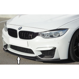 Lame de pare-chocs avant "Carbone véritable" "Rieger Tuning" pour BMW M4 (F82/F83)