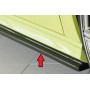 Lame de bas de caisse droite "noir brillant" "Rieger Tuning" pour AUDI S3 (8V)