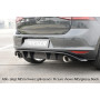 Diffuseur de pare-chocs arrière "Carbon Look" "Rieger Tuning" pour VOLKSWAGEN GOLF 7