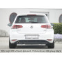 Diffuseur de pare-chocs arrière "Carbon look" "Rieger Tuning" pour VOLKSWAGEN GOLF 7