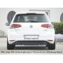 Diffuseur de pare-chocs arrière "noir" "Rieger Tuning" pour VOLKSWAGEN GOLF 7