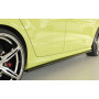Lame de bas de caisse droite "noir brillant" "Rieger Tuning" pour AUDI S3 (8V)