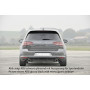 Diffuseur de pare-chocs arrière "noir" "Rieger Tuning" pour VOLKSWAGEN GOLF 7