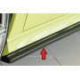 Lame de bas de caisse gauche "noir brillant" "Rieger Tuning" pour AUDI A3 (8V)