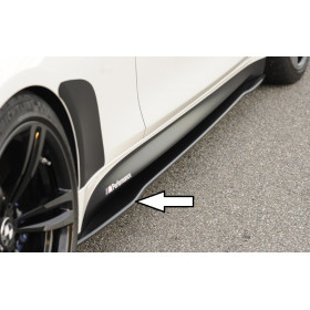 Lame de bas de caisse droite "Carbone véritable" "Rieger Tuning" pour BMW M3 (F80)