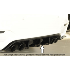 Diffuseur de pare-chocs arrière "Noir" "Rieger Tuning" pour BMW M4 (F82/F83)