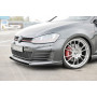 Lame pour ajout de pare-chocs avant "noir" "Rieger Tuning" pour VOLKSWAGEN GOLF 7
