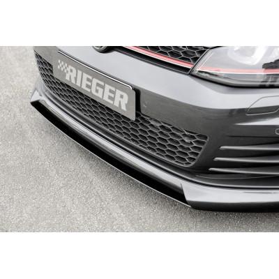 Lame pour ajout de pare-chocs avant "Carbon look" "Rieger Tuning" pour VOLKSWAGEN GOLF 7