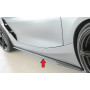 Lame de bas de caisse droite "noir brillant" "Rieger Tuning" pour BMW Z4 (G4Z/G29)