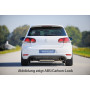 Diffuseur de pare-chocs arrière "noir brillant" "Rieger Tuning" pour VOLKSWAGEN GOLF 6