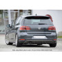 Diffuseur de pare-chocs arrière "noir" "Rieger Tuning" pour VOLKSWAGEN GOLF 6