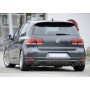 Diffuseur de pare-chocs arrière "Carbon look" "Rieger Tuning" pour VOLKSWAGEN GOLF 6