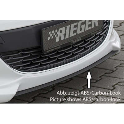 Lame pour ajout de pare-chocs avant "noir" "Rieger Tuning" pour OPEL ASTRA J