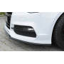 Lame de pare-chocs avant "noir brillant" "Rieger Tuning" pour AUDI A3 (8V)