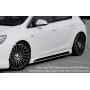 Bas de caisse gauche avec prise d'air "Carbon-look" "Rieger Tuning" pour OPEL ASTRA J