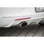 Diffuseur de pare-chocs arrière "Noir" "Rieger Tuning" pour OPEL ASTRA J