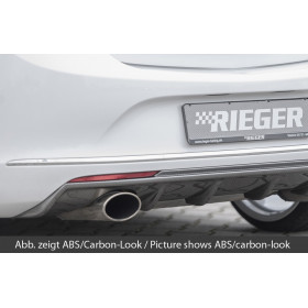 Diffuseur de pare-chocs arrière "Noir brillant" "Rieger Tuning" pour OPEL ASTRA J