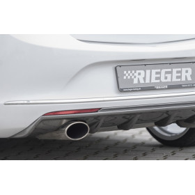 Diffuseur de pare-chocs arrière "Carbon-look" "Rieger Tuning" pour OPEL ASTRA J