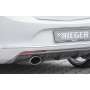 Diffuseur de pare-chocs arrière "Carbon-look" "Rieger Tuning" pour OPEL ASTRA J