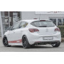 Diffuseur de pare-chocs arrière "Carbon-look" "Rieger Tuning" pour OPEL ASTRA J
