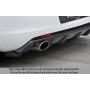 Diffuseur de pare-chocs arrière "Noir brillant" "Rieger Tuning" pour OPEL ASTRA J