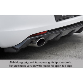 Diffuseur de pare-chocs arrière "Carbon-look" "Rieger Tuning" pour OPEL ASTRA J