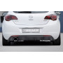 Diffuseur de pare-chocs arrière "Carbon-look" "Rieger Tuning" pour OPEL ASTRA J