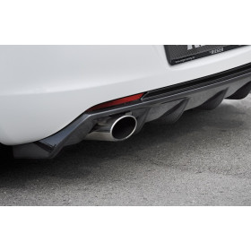Diffuseur de pare-chocs arrière "Carbon-look" "Rieger Tuning" pour OPEL ASTRA J