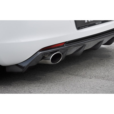 Diffuseur de pare-chocs arrière "Carbon-look" "Rieger Tuning" pour OPEL ASTRA J