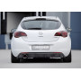 Diffuseur de pare-chocs arrière "Carbon-look" "Rieger Tuning" pour OPEL ASTRA J