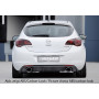 Diffuseur de pare-chocs arrière "Noir brillant" "Rieger Tuning" pour OPEL ASTRA J