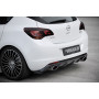 Diffuseur de pare-chocs arrière "Carbon-look" "Rieger Tuning" pour OPEL ASTRA J