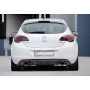 Diffuseur de pare-chocs arrière "Carbon-look" "Rieger Tuning" pour OPEL ASTRA J