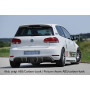 Diffuseur de pare-chocs arrière "noir brillant" "Rieger Tuning" pour VOLKSWAGEN GOLF 6