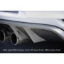 Diffuseur de pare-chocs arrière "noir brillant" "Rieger Tuning" pour VOLKSWAGEN GOLF 6