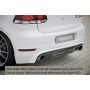 Diffuseur de pare-chocs arrière "noir" "Rieger Tuning" pour VOLKSWAGEN GOLF 6
