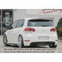 Diffuseur de pare-chocs arrière "noir" "Rieger Tuning" pour VOLKSWAGEN GOLF 6