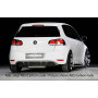 Diffuseur de pare-chocs arrière "noir brillant" "Rieger Tuning" pour VOLKSWAGEN GOLF 6