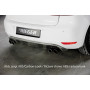 Diffuseur de pare-chocs arrière "noir brillant" "Rieger Tuning" pour VOLKSWAGEN GOLF 6