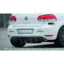 Diffuseur de pare-chocs arrière "noir brillant" "Rieger Tuning" pour VOLKSWAGEN GOLF 6