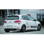 Diffuseur de pare-chocs arrière "noir brillant" "Rieger Tuning" pour VOLKSWAGEN GOLF 6