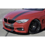 Lame de pare-chocs avant "noir brillant" "Rieger Tuning" pour BMW SERIE 4 GRAN COUPÉ (F36)