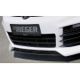 Lame de pare-chocs avant "noir" "Rieger Tuning" pour VOLKSWAGEN GOLF 6