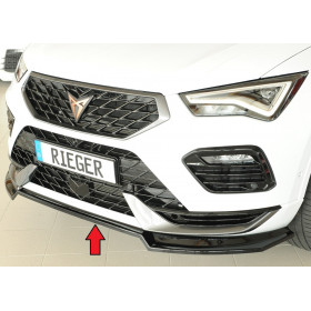 Lame de pare-chocs avant "noir brillant" "Rieger Tuning" pour SEAT ATECA CUPRA (5FP)